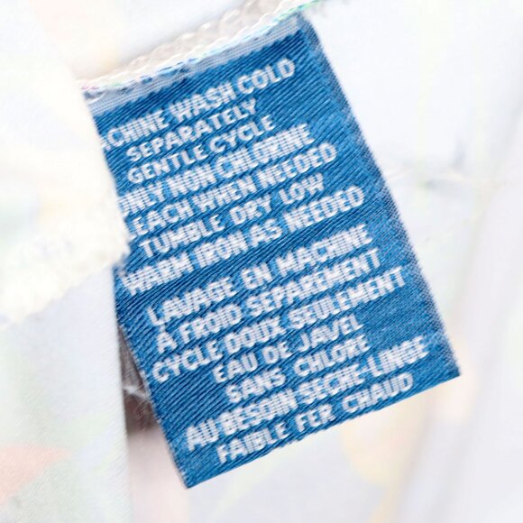 Caribbean Joe Tropical Floral Stretch Shift Dress Sleeveless Resort Beach Blue - Picture 6 of 12